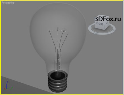 Создание лампочки в 3Ds max, V-ray